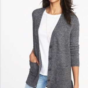 Jcrew wool grey cardigan
